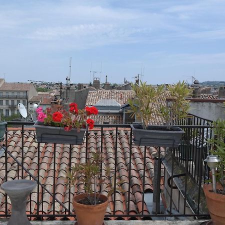 Penthouse Apartment Overlooking Place Carnot カルカソンヌ エクステリア 写真